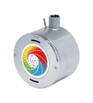 Nerezov svtlo VA LED - "MIDSI" - 6W, RGB, pro fliov bazny