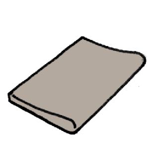 Dlaba Ardoise - ed - rovn dl zaoblen 500 x 350 mm, 1ks 