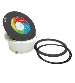 Svtlo VA LED "PF" - 23W, RGB-DMX;  pro fliov bazny, tmav ed